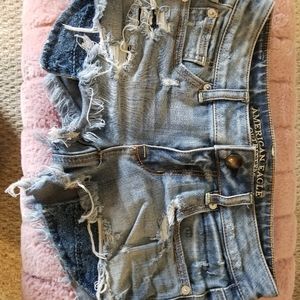 American Eagle Super Stretch Jean Shorts